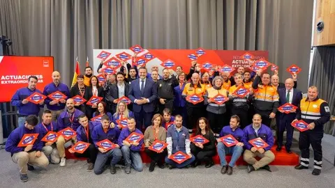Homenaje a los héroes de Metro por su labor ejemplar en 2024 - Foto Comunidad de Madrid