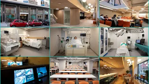 Instalaciones del Campus Pintor Rosales de la Escuela de Enfermer&iacute;a de la FJD-UAM | Foto de la Fundaci&oacute;n Jim&eacute;nez D&iacute;az