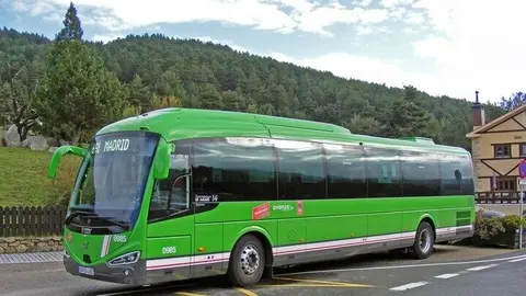 Autobús interurbano | Foto de la Comunidad de Madrid