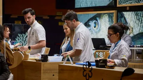 FOTO: GUILLERMO NAVARRO

MADRID FUSION 2025 en Ifema, Madrid. Stands, expositores y ambiente generan de la feria.