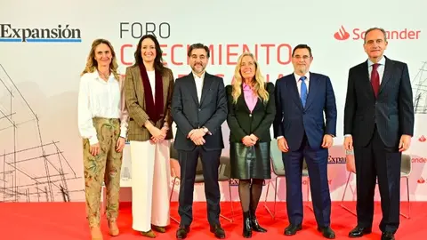 La consejera Albert durante su participación en el foro Crecimiento Empresarial - Foto Comunidad de Madrid