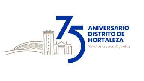 Logo 75 aniversario Hortaleza - Foto Ayuntamiento de Madrid