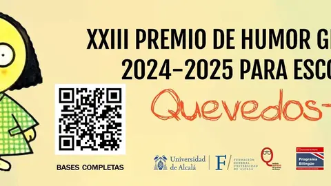 XXIII Premio de Humor Gráfico 2024-2025 para escolares de Alcalá de Henares Quevedo-dos