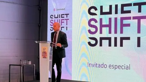 El viceconsejero Manuel Pérez en la clausura del evento Commvault Shift - Foto Comunidad de Madrid