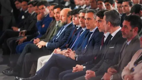 El consejero Novillo en la Plaza de Las Ventas durante la  presentación de este certamen - Foto Comunidad de Madrid