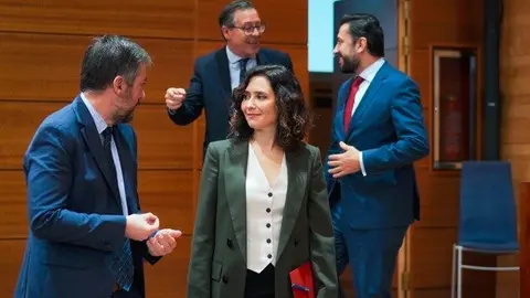 Isabel Díaz Ayuso en el pleno de la Asamblea regional - Foto Comunidad de Madrid