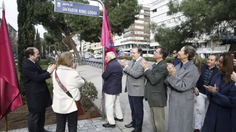 Chamberí homenajea al catedrático Salvador Rivas Goday con unos jardines en su honor