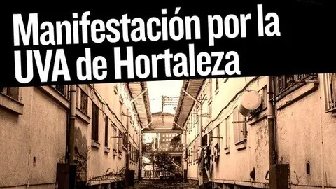 Cartel mani UVA Hortaleza