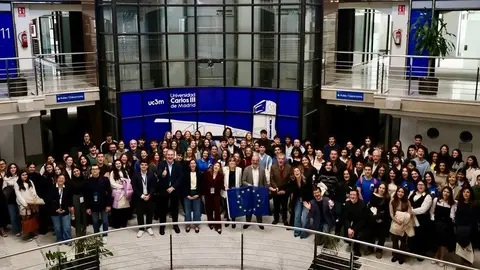 El delegado del Gobierno en Madrid inaugura la II Olimpiada sobre la UE en la Universidad Carlos III