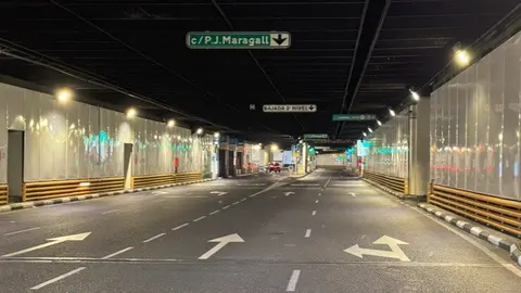 Túnel AZCA con nuevas luces led - Ayuntamiento de Madrid