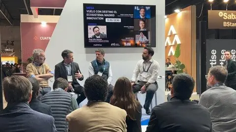 El concejal delegado de Innovación y Emprendimiento, Ángel Niño, durante la presentación del proyecto - Foto Ayuntamiento Madrid