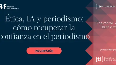 JTI conferencia Ética, IA y periodismo