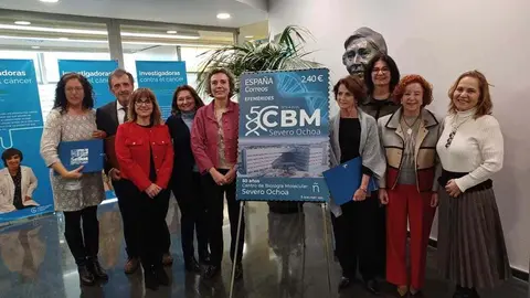 Presentación sello 50 años CBM Severo Ochoa