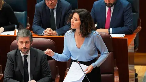 Isabel Díaz Ayudo durante el Pleno de la Asamblea de Madrid - Foto Comunidad de Madrid