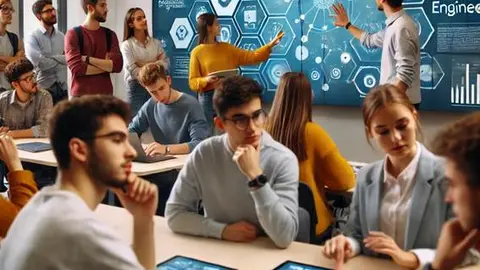 Uso de herramientas interactivas en el aula de Ingeniería Química, Universidad Autónoma de Madrid. (Imagen generada por IA, ChatGPT, 2025).