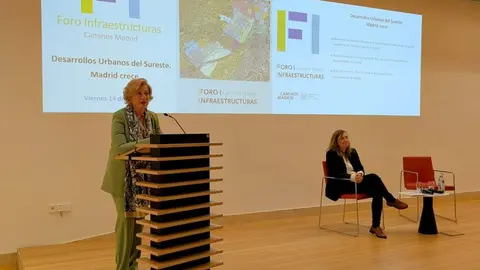 García Romero en el Foro Infraestructuras del Colegio de Ingenieros de Caminos, Canales y Puertos de Madrid