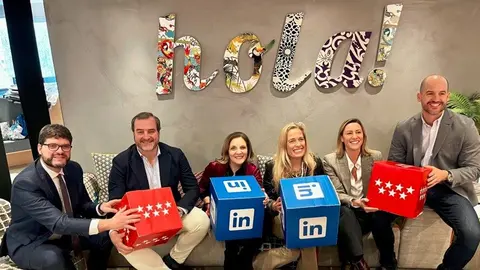 Rocío Albert en el estreno del programa de formación en habilidades digitales de LinkedIn - Foto Comunidad de Madrid