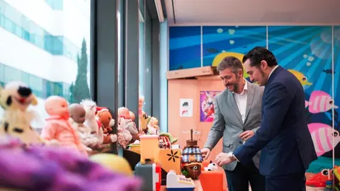 El consejero García Martín hoy los Juzgados de Violencia sobre la Mujer de la  calle Albarracín - Foto Comunidad de Madrid