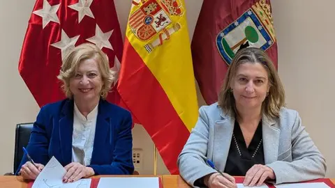 Firma del acta de cesión al Ayuntamiento de Madrid por parte del Ministerio de Transportes y Movilidad Sostenible del tramo de la vía colectora de la A-2