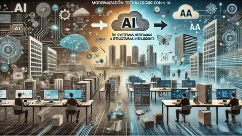 Modernización tecnológica con IA: De sistemas heredados a estructuras inteligentes