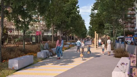 El Ayuntamiento remodelará el bulevar de Reina Victoria con más vegetación, zonas de descanso y juegos