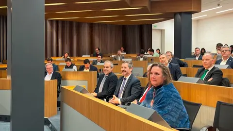 El consejero De Paco Serrano ha asistido hoy a la jornada de presentación de Sports Summit Madrid - Foto Comunidad de Madrid