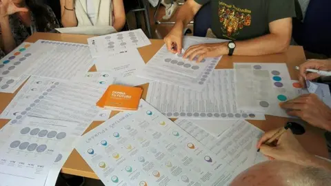 Imagen de archivo de una reunión de empresas del sector de la economía social - Foto Ayuntamiento de Madrid