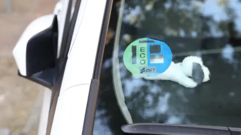 Imagen vehículo etiqueta eco - Ayuntamiento de Madrid