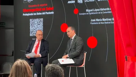 El consejero López-Valverde ha inaugurado hoy la jornada Ciberseguridad en Salud - Foto Comunidad de Madrid