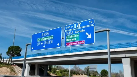 La M-30. Imagen de archivo.