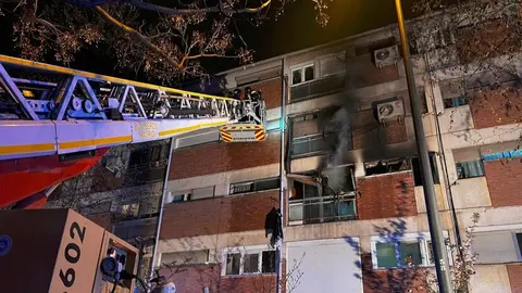 Incendio Villaverde - Emergencias Madrid