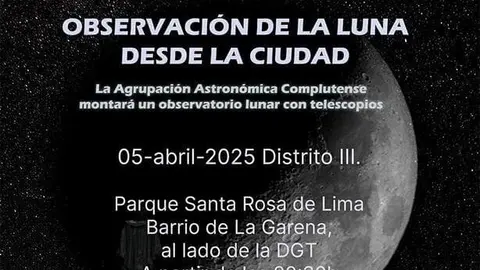 La Plaza Santa Rosa de Lima acoge este sábado una nueva observación astronómica en familia
