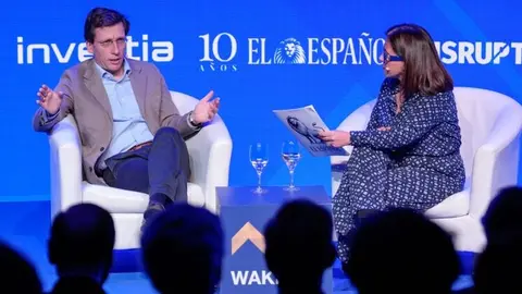 El alcalde de Madrid, José Luis Martínez-Almeida, en el V Foro Español Wake Up Spain, titulado “Los desafíos de España ante el nuevo orden mundial”