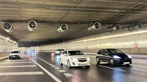 Túneles de la M-30. Foto de archivo del Ayuntamiento de Madrid