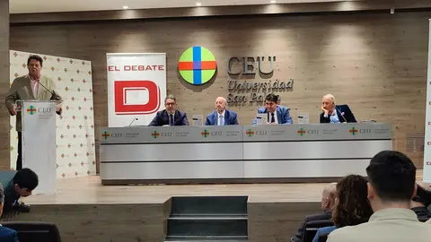 Humberto Pérez-Tomé, Bieito Rubido, José Ramón Riera, Ignacio Basco y Lorenzo Bernardo de Quirós