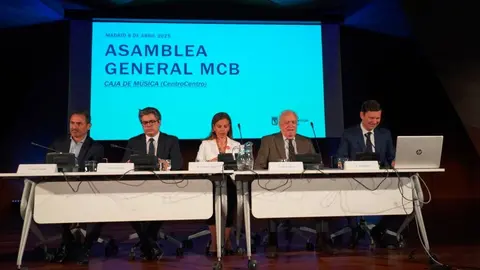 Mesa de la Asamblea General de Madrid Convention Bureau - Foto Ayuntamiento de Madrid