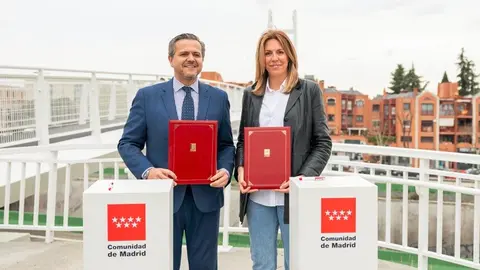 El consejero Rodrigo en su visita a Pozuelo de Alarcón - Foto Comunidad de Madrid