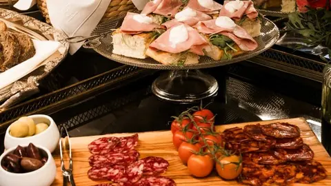 Oferta gastronómica de 'brunch' en uno de los locales