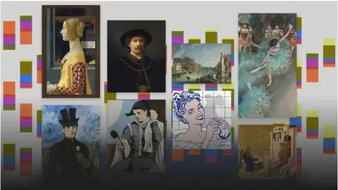 Detalle de la web Emociones a través del arte