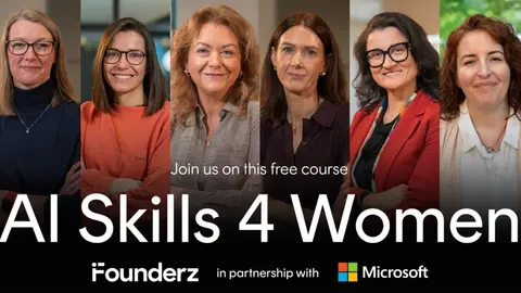 AI Skills 4 Women, una colaboración de Microsoft y Founderz