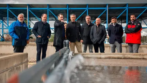 El consejero Novillo ha presentado hoy en Meco esta instalación - Foto Comunidad de Madrid