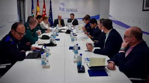 Junta Local de Seguridad en Las Rozas, presidida por Francisco Martín - Foto Delegación Gobierno Madrid