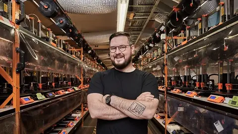 Josef Průša en la próxima edición de la 3DPrinterParty 2025, que se celebrará del 1 al 4 de mayo en La Nave (Madrid)