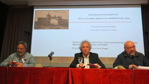 Fernando Hernández Holgado; Francisco 
Gutiérrez Carbajo y Basilio Rodríguez Cañada - Foto José Belló Aliaga