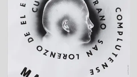 Cartel de la 38ª edición de los Cursos de Verano Complutense realizado por el escultor y grabador Jaume Plensa