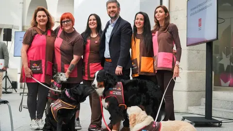 El consejero Miguel Ángel García Martín, ha presentado la memoria anual de este Programa en la Real Casa de Postas - Foto Comunidad de Madrid