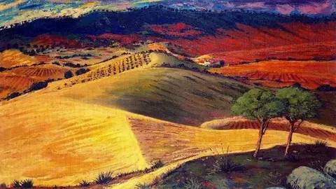 Benjam&iacute;n Palencia escuela de Vallecas lo que somos Paisaje