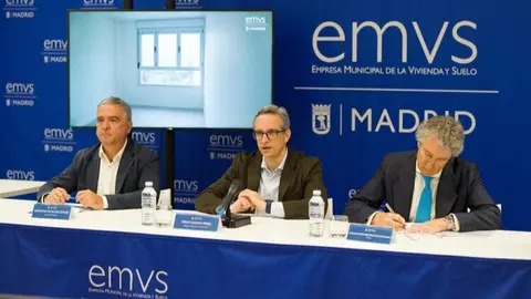 Sorteo de 310 viviendas de alquiler asequible de EMVS Madrid, presidido por el Consejero Delegado de EMVS Madrid, Diego Lozano