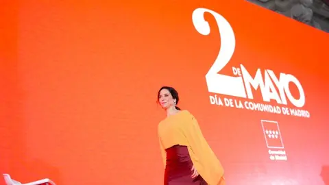Isabel Díaz Ayuso, durante el acto institucional del 2 de Mayo - Foto Comunidad de Madrid