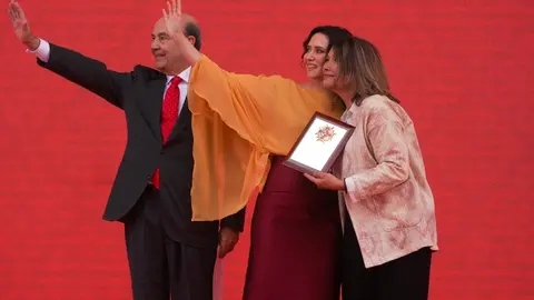 Isabel Díaz Ayuso, durante el acto institucional del 2 de Mayo - Foto Comunidad de Madrid